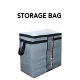 Non Woven Multipurpose Storage Bag (20-25Kg) - Grey, Wardrobe Organizer, Chase Value, Chase Value
