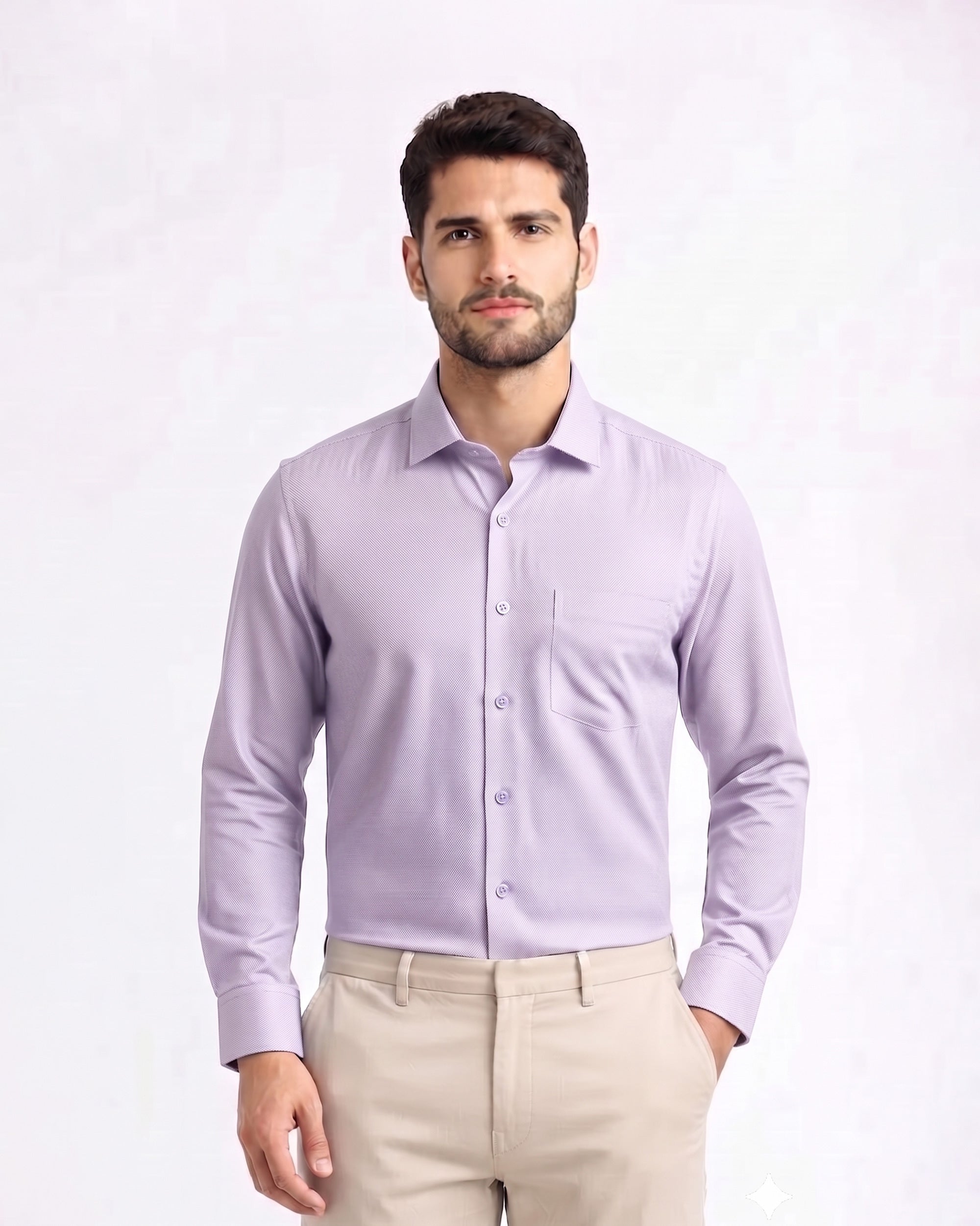 Eminent Men's Formal Dobby Shirt