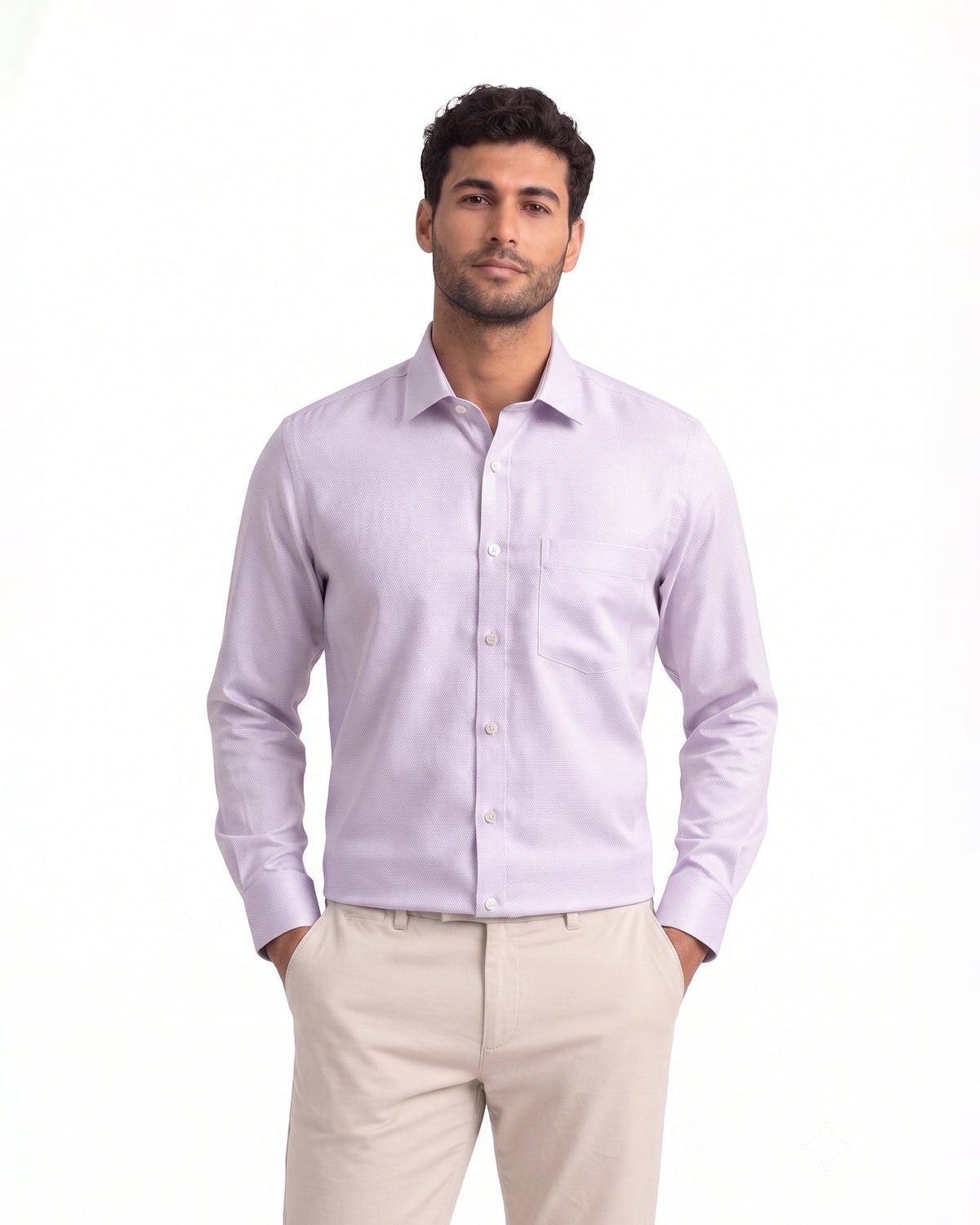 Eminent Men's Formal Dobby Shirt