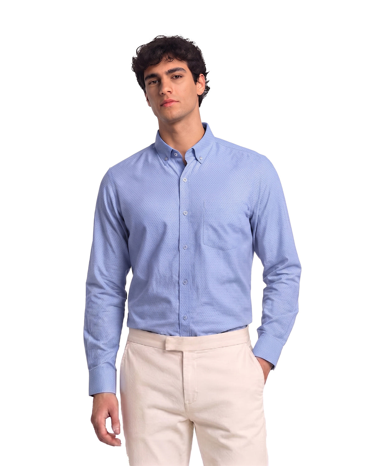 Eminent Men's Formal Dobby Shirt