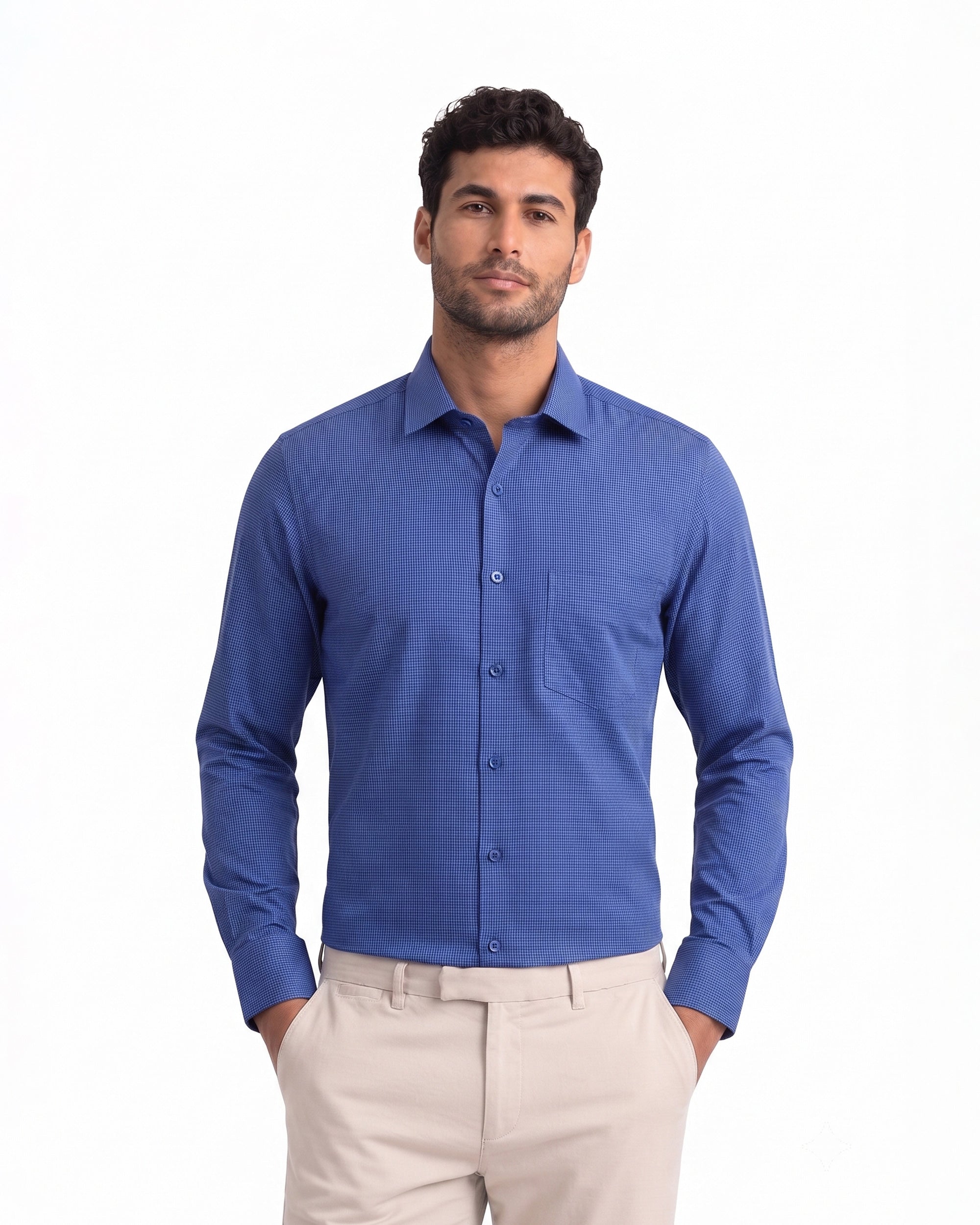 Eminent Men's Formal Dobby Shirt