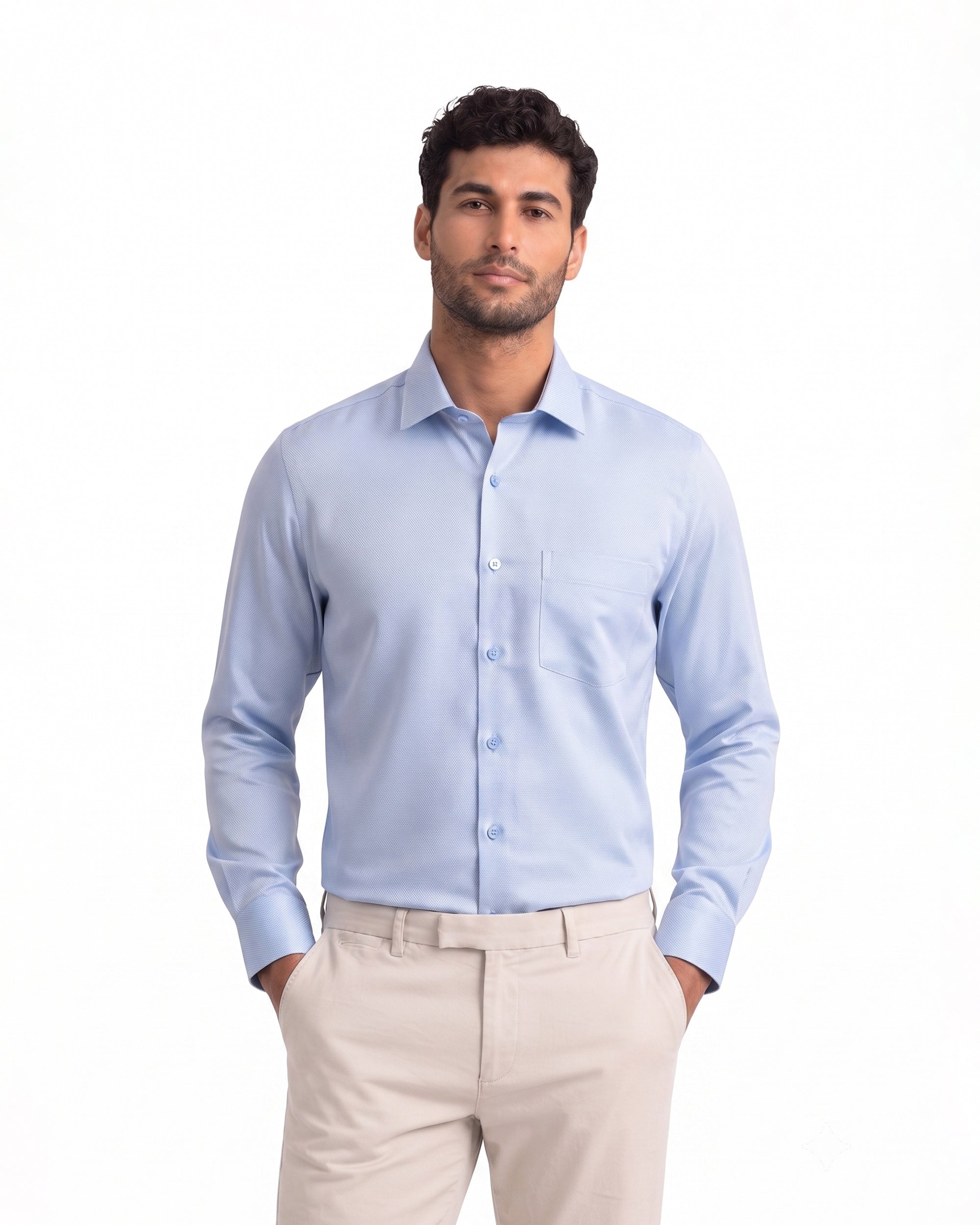 Eminent Men's Formal Dobby Shirt