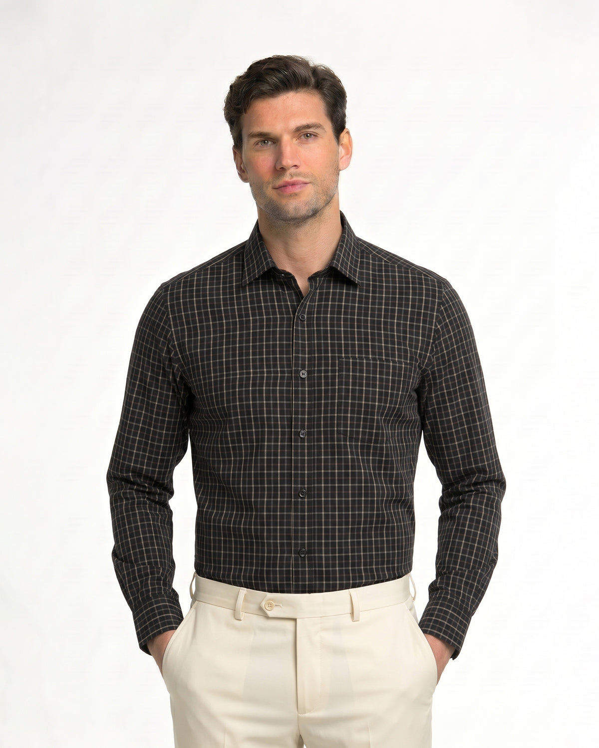 Eminent Men’s Formal Check Shirt