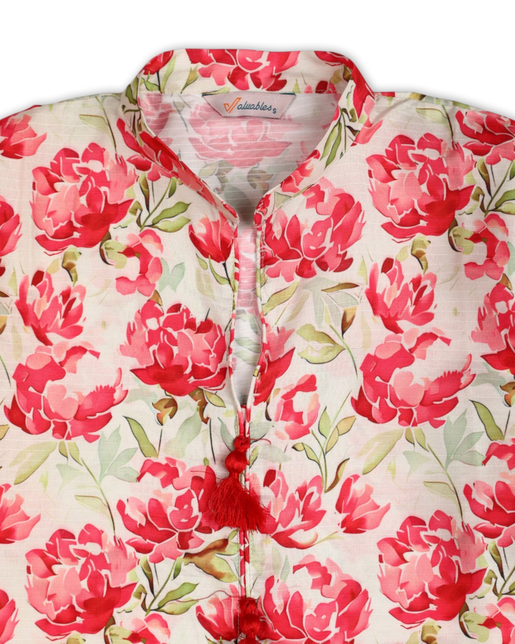 Valuables Women's Printed 3Pc Suit