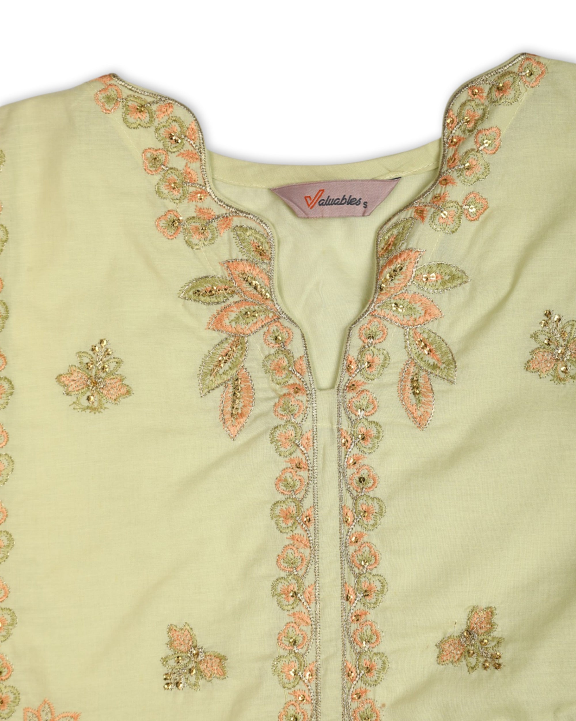 Valuables Women's Embroidered 3Pc Suit
