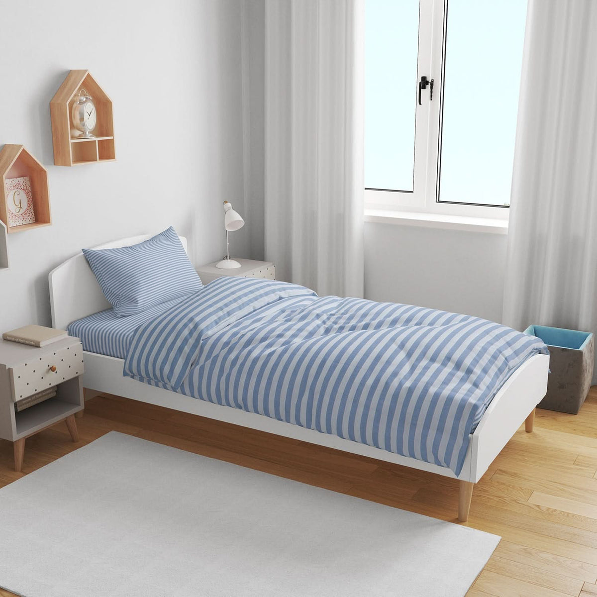 Single Bed Sheet 2Pcs - Multi Color, Single Size Bed Sheet, Chase Value, Chase Value