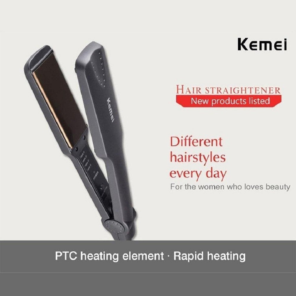 Kemei Straightener Km-470, Straightener & Curler, Kemei, Chase Value