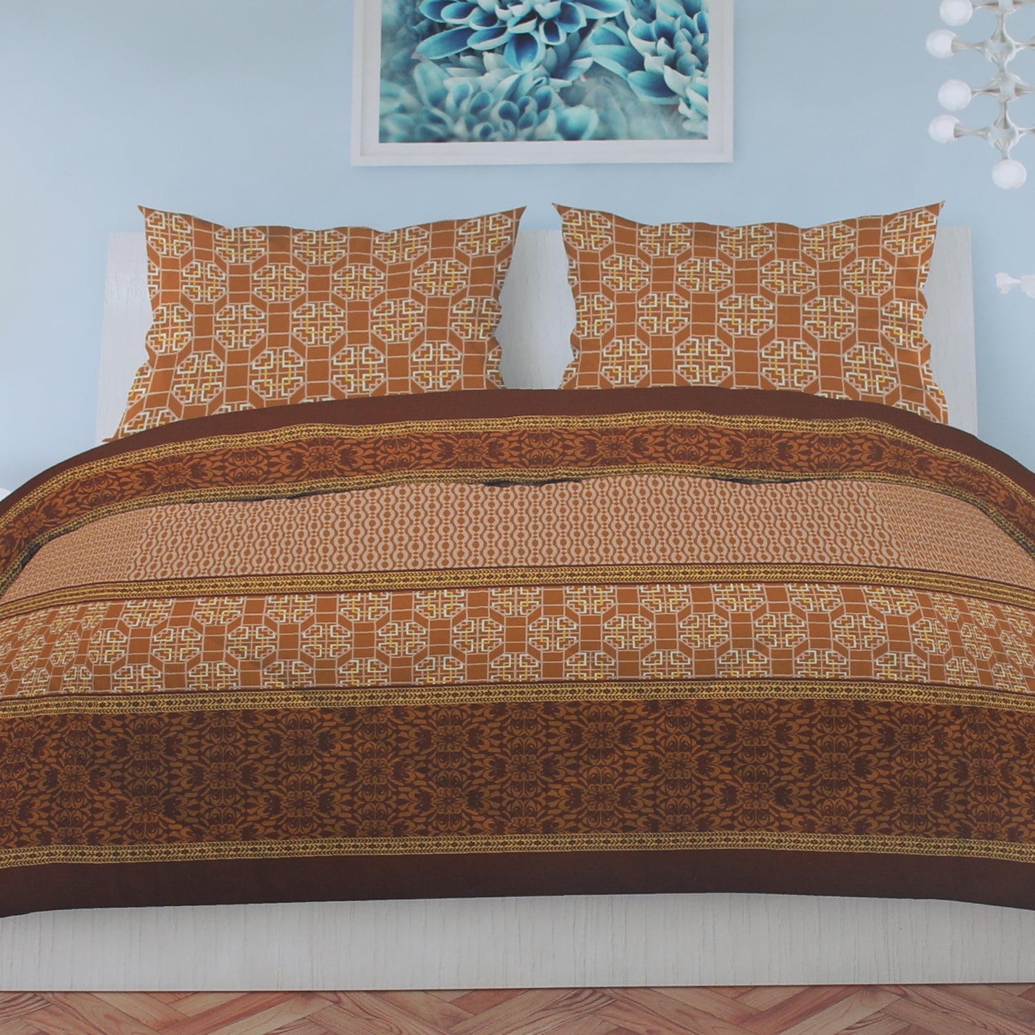 Printed King Bed Sheet - Multi Color, King Size Bed Sheet, Chase Value, Chase Value