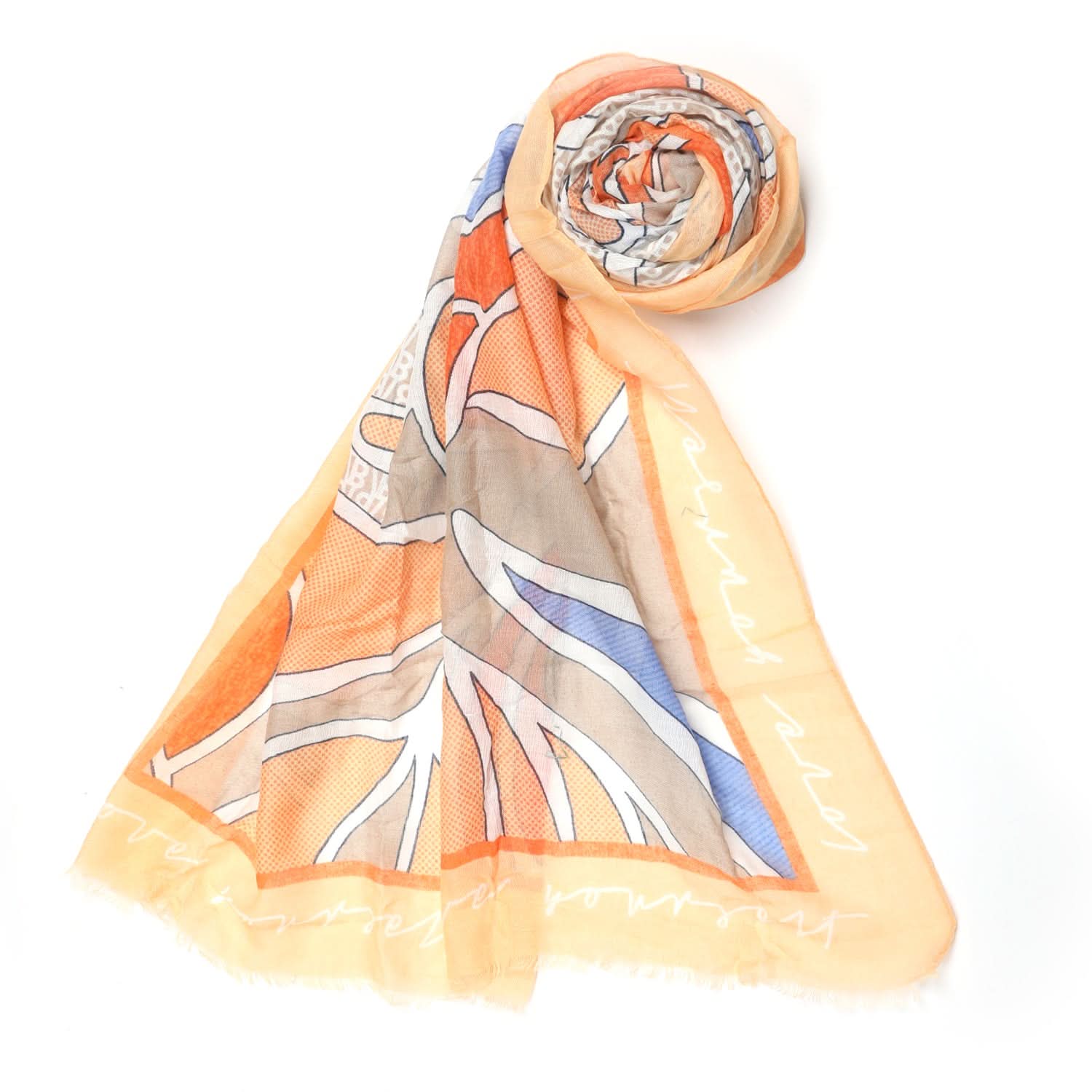 Women's Lawn Print Scarf - Multi Color, Women Scarf Pins & Brooches, Chase Value, Chase Value