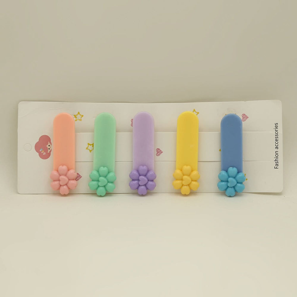 Girls Hair Pin Pack Of 5 - Multi Color, Girls Hair Accessories, Chase Value, Chase Value