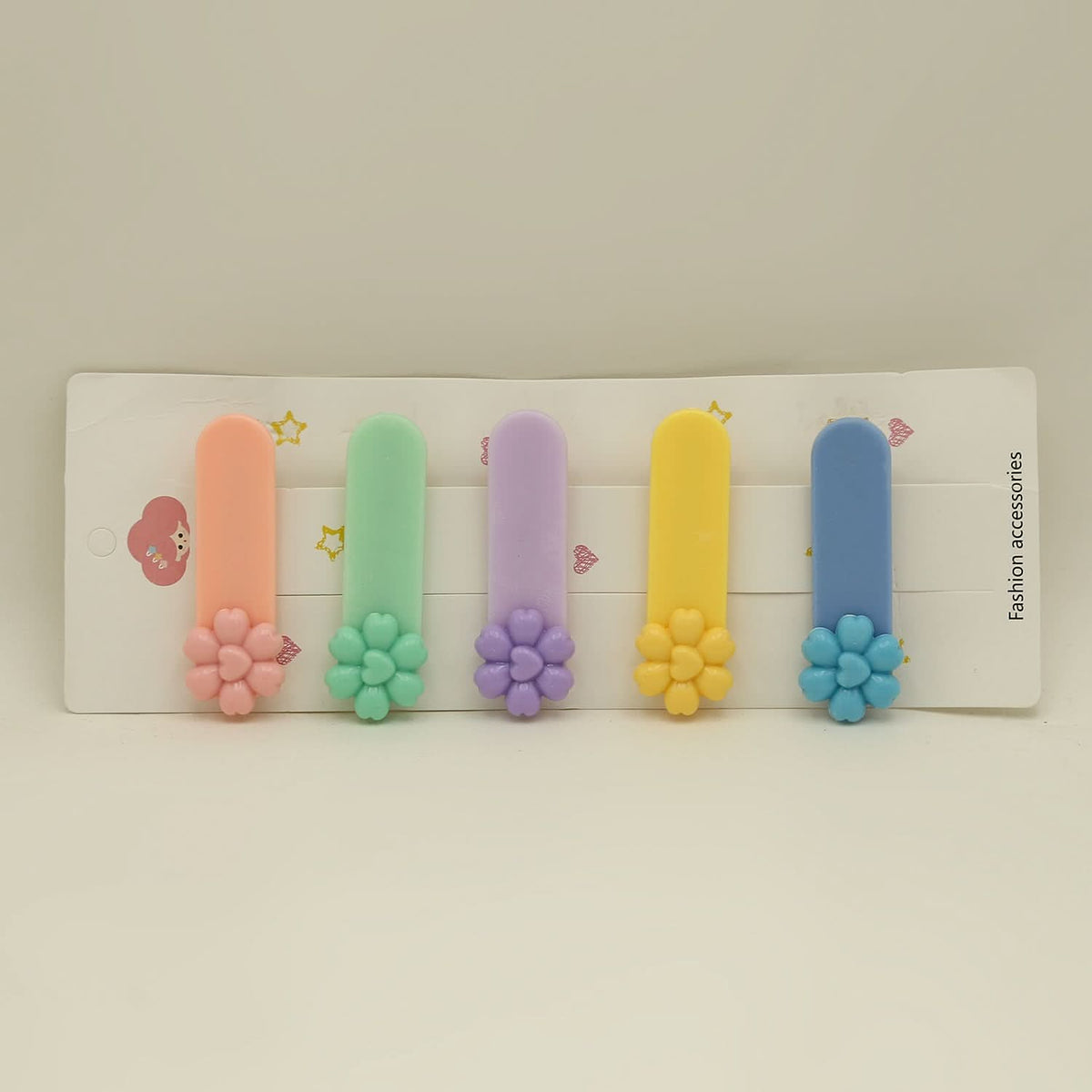 Girls Hair Pin Pack Of 5 - Multi Color, Girls Hair Accessories, Chase Value, Chase Value