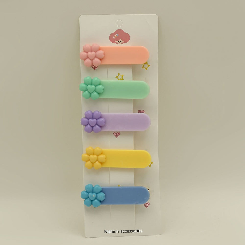 Girls Hair Pin Pack Of 5 - Multi Color, Girls Hair Accessories, Chase Value, Chase Value
