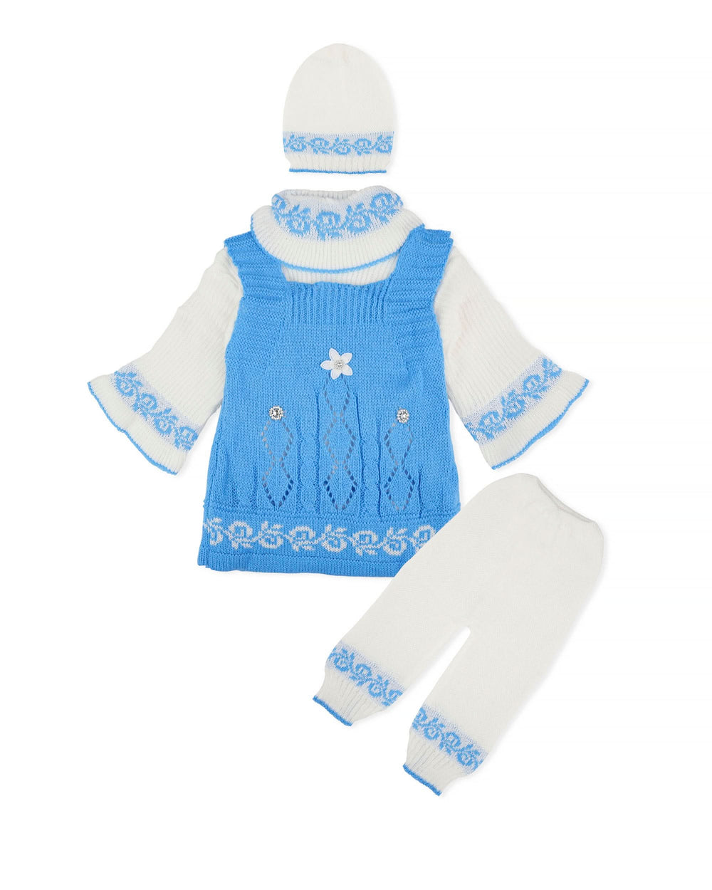 Newborn Girls Irani Suit – 4 Piece Set, Newborn Girls Sets & Suits, Chase Value, Chase Value