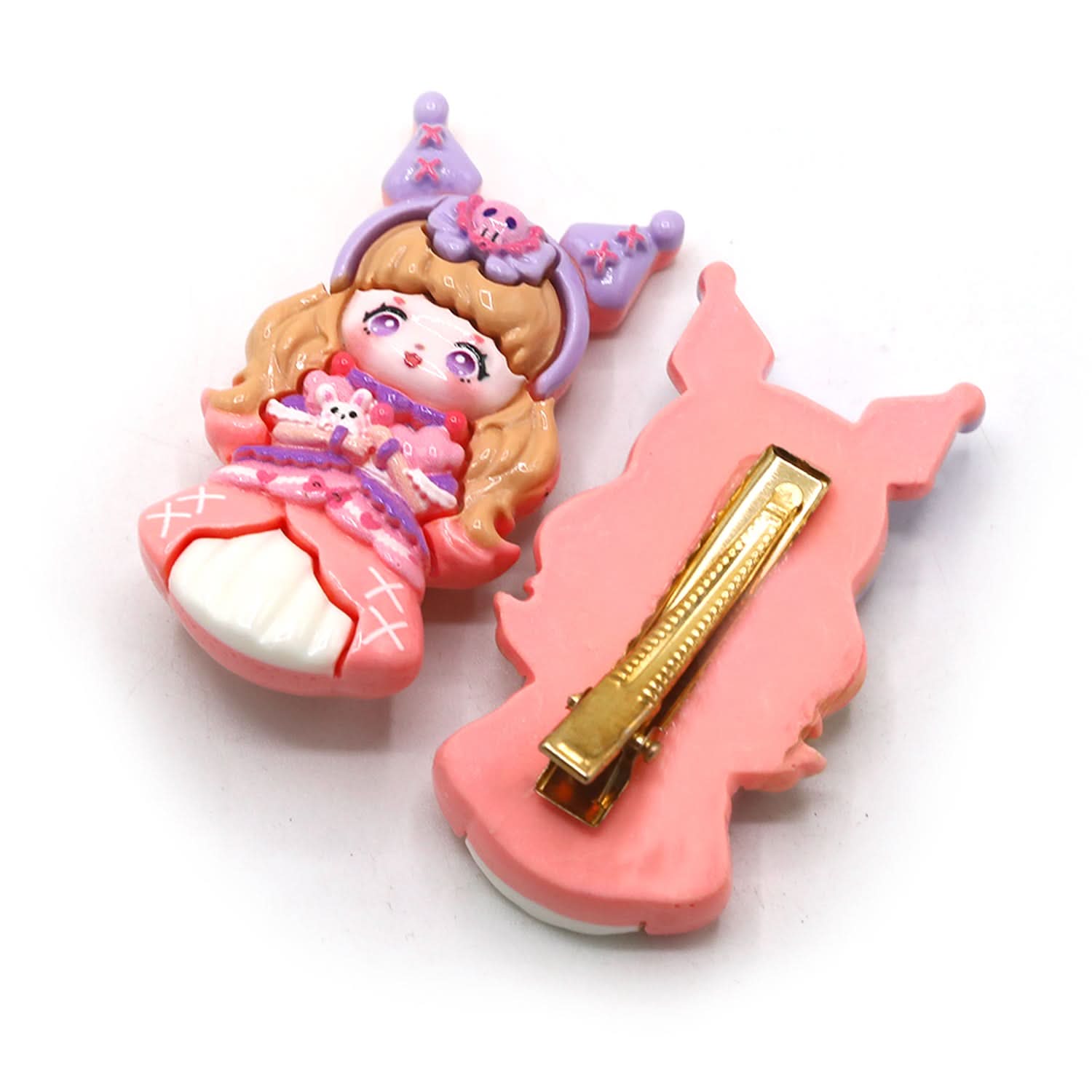 Hair Pins Pack of 2 - Pink, Girls Hair Accessories, Chase Value, Chase Value