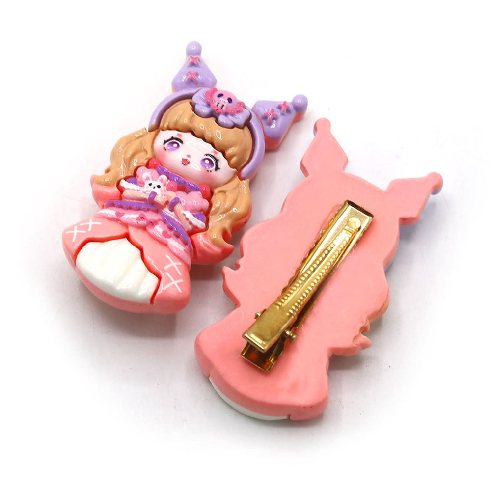 Hair Pins Pack of 2 - Pink, Girls Hair Accessories, Chase Value, Chase Value