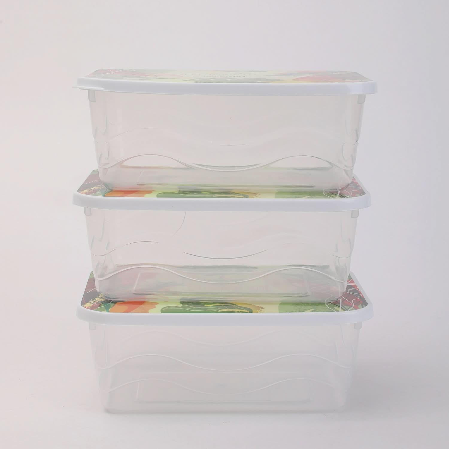 Storage Box 3 Pcs Set - White, Storage Boxes, Chase Value, Chase Value