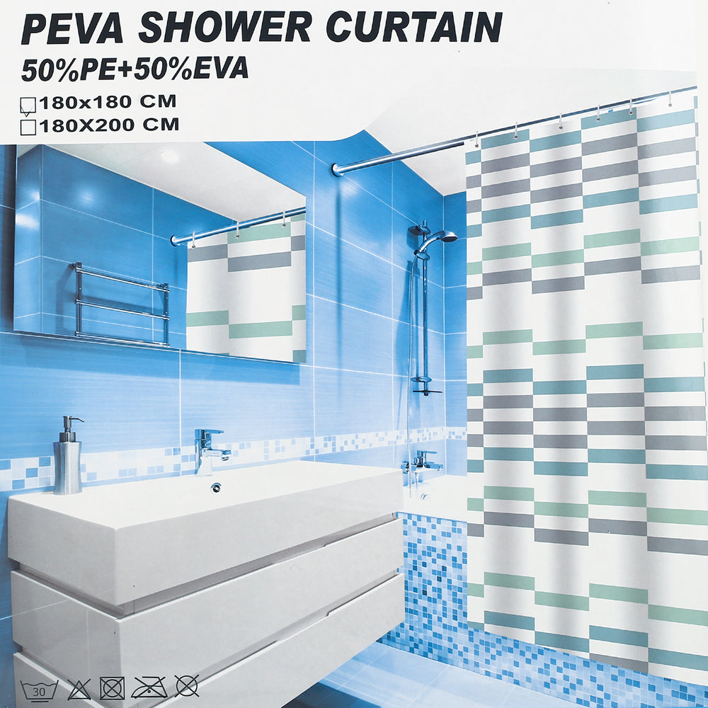 PEVA Shower Curtain 180x180, Shower Curtain, Chase Value, Chase Value