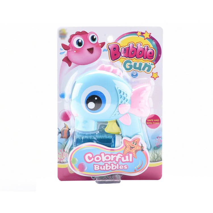 Bubble Gun with 2 Bottles – Automatic Bubble Blaster Toy - Cyan, Weapon Toys, Chase Value, Chase Value