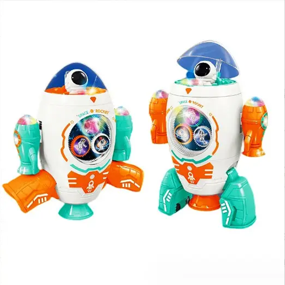 Rotating Space Rocket Educational Toys for kids, Musical Toys, Chase Value, Chase Value