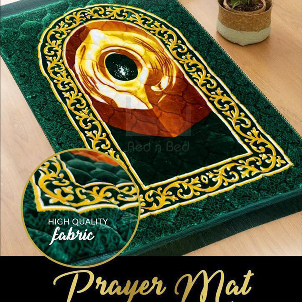 Valuables Premium Quality Gift Box (Prayer Mat) - Green, Prayer Accessories, Chase Value, Chase Value