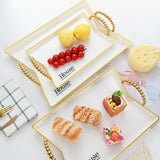 Fancy Tray Set 3 Pcs - Golden, Tray, Chase Value, Chase Value