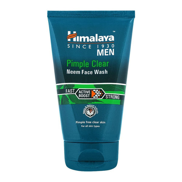 Himalaya Men Pimple Clear Neem Face Wash, 100ml, Face Washes, Himalaya, Chase Value