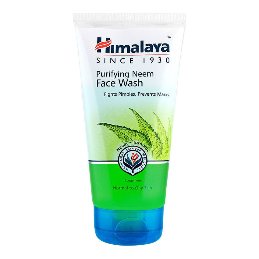 Himalaya Purifying Neem Face Wash, Soap Free, Normal To Oily Skin, 150ml, Face Washes, Himalaya, Chase Value