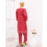 Hira Printed Lawn Embroidered 3Pcs Suit with Bember Dupatta - 7, Women, 3Pcs Shalwar Suit, Leeds Textile, Chase Value