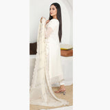 Bin Hameed Hoorain Luxury Chiffon Embroidered 3pcs Suit - 3, Women, 3Pcs Shalwar Suit, Tawakkal Fabrics, Chase Value