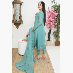 Bin Hameed Hoorain Luxury Chiffon Embroidered 3pcs Suit - 2, Women, 3Pcs Shalwar Suit, Tawakkal Fabrics, Chase Value