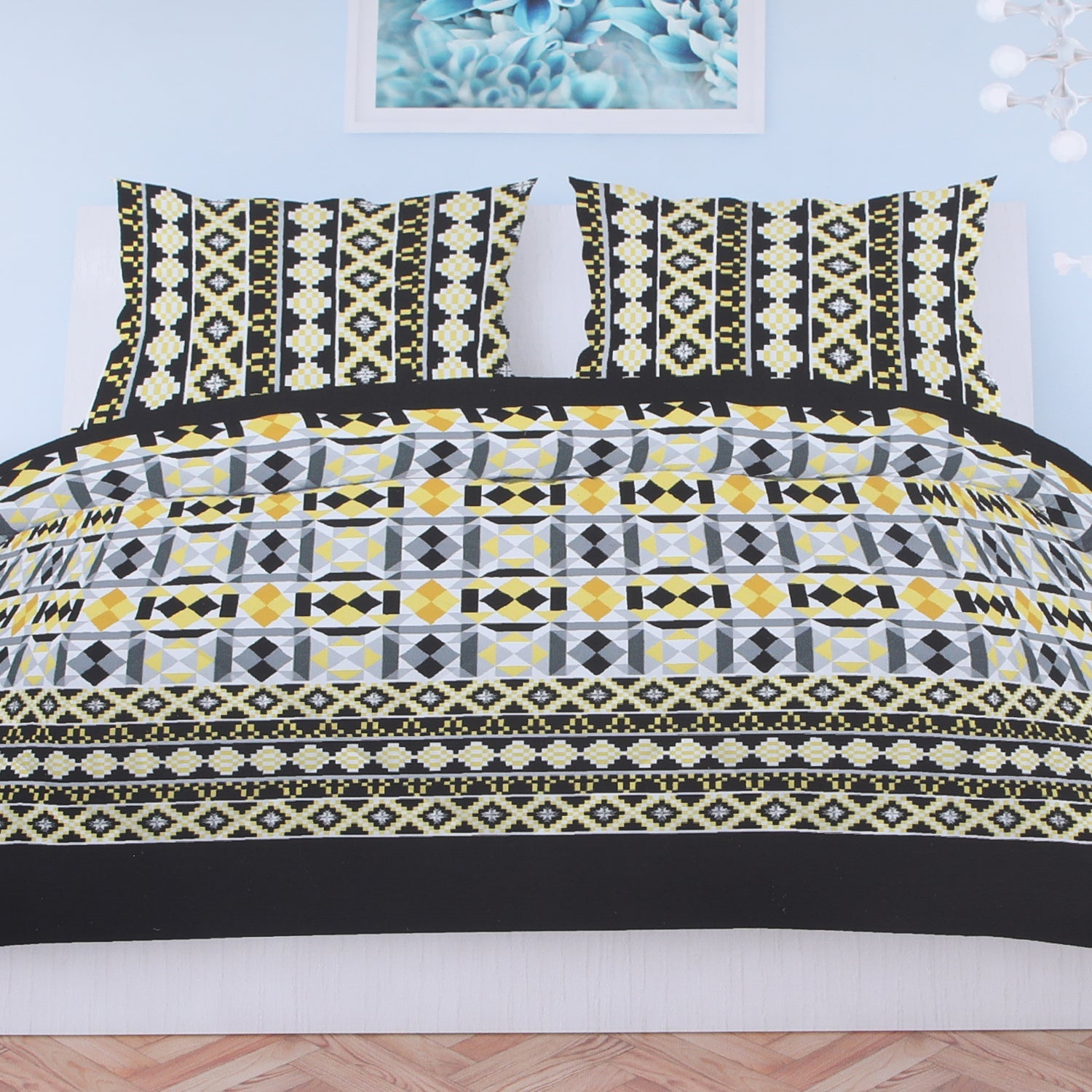 Printed King Bed Sheet - Multi Color, King Size Bed Sheet, Chase Value, Chase Value