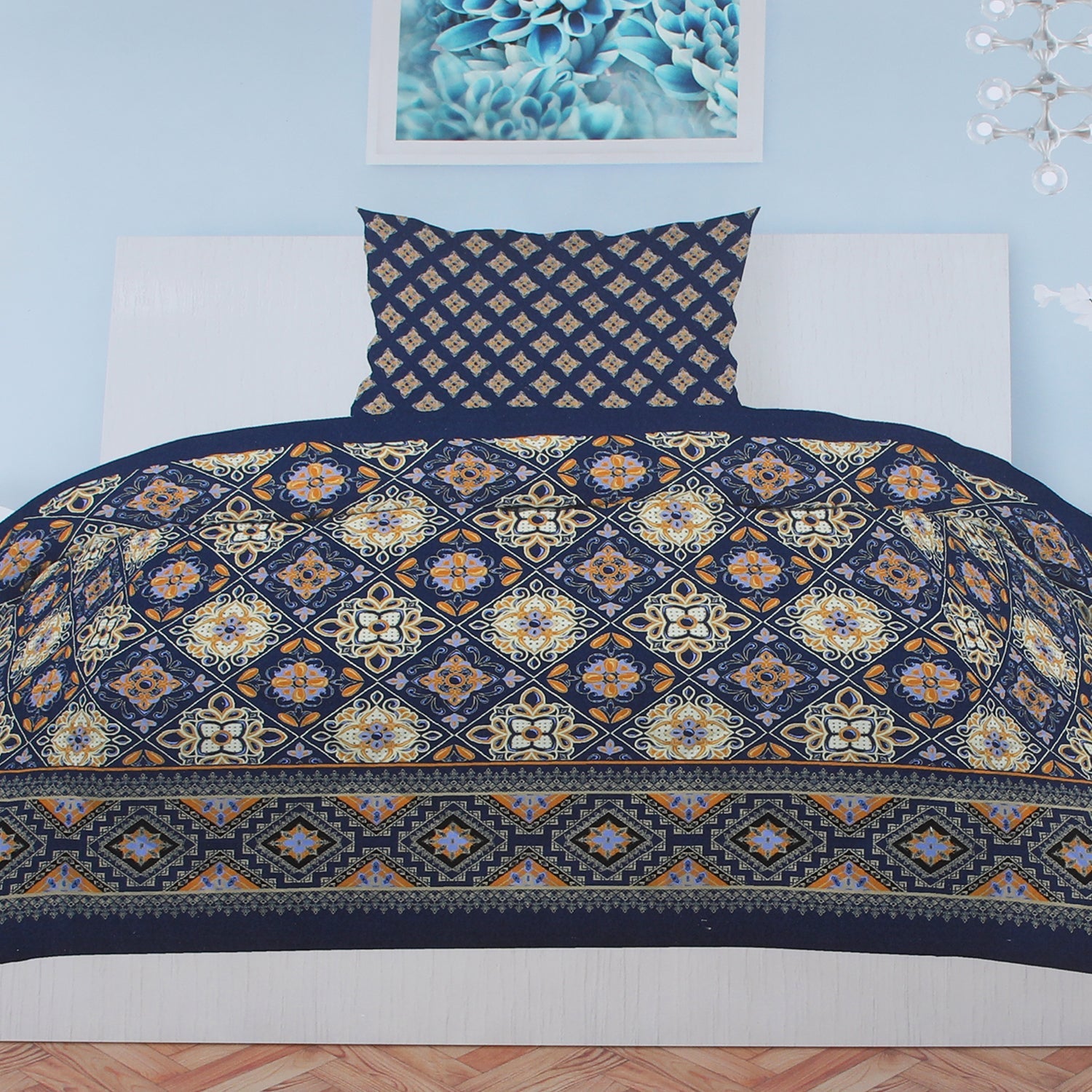 Single Bed Sheet Percale Finish - Multi Color, Single Size Bed Sheet, Chase Value, Chase Value