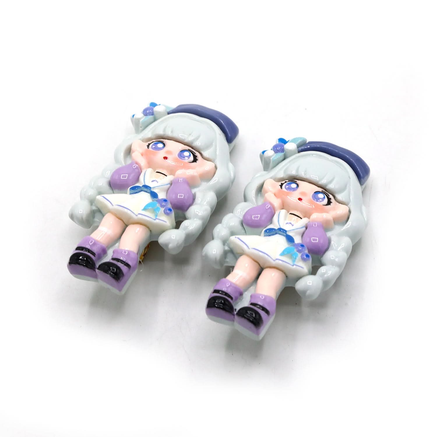 Hair Pins Pack of 2 - Light Blue, Girls Hair Accessories, Chase Value, Chase Value