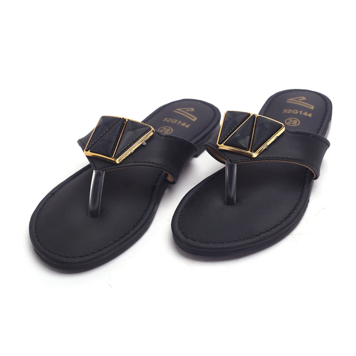 Girls Slippers - Black, Girls Slippers, Chase Value, Chase Value