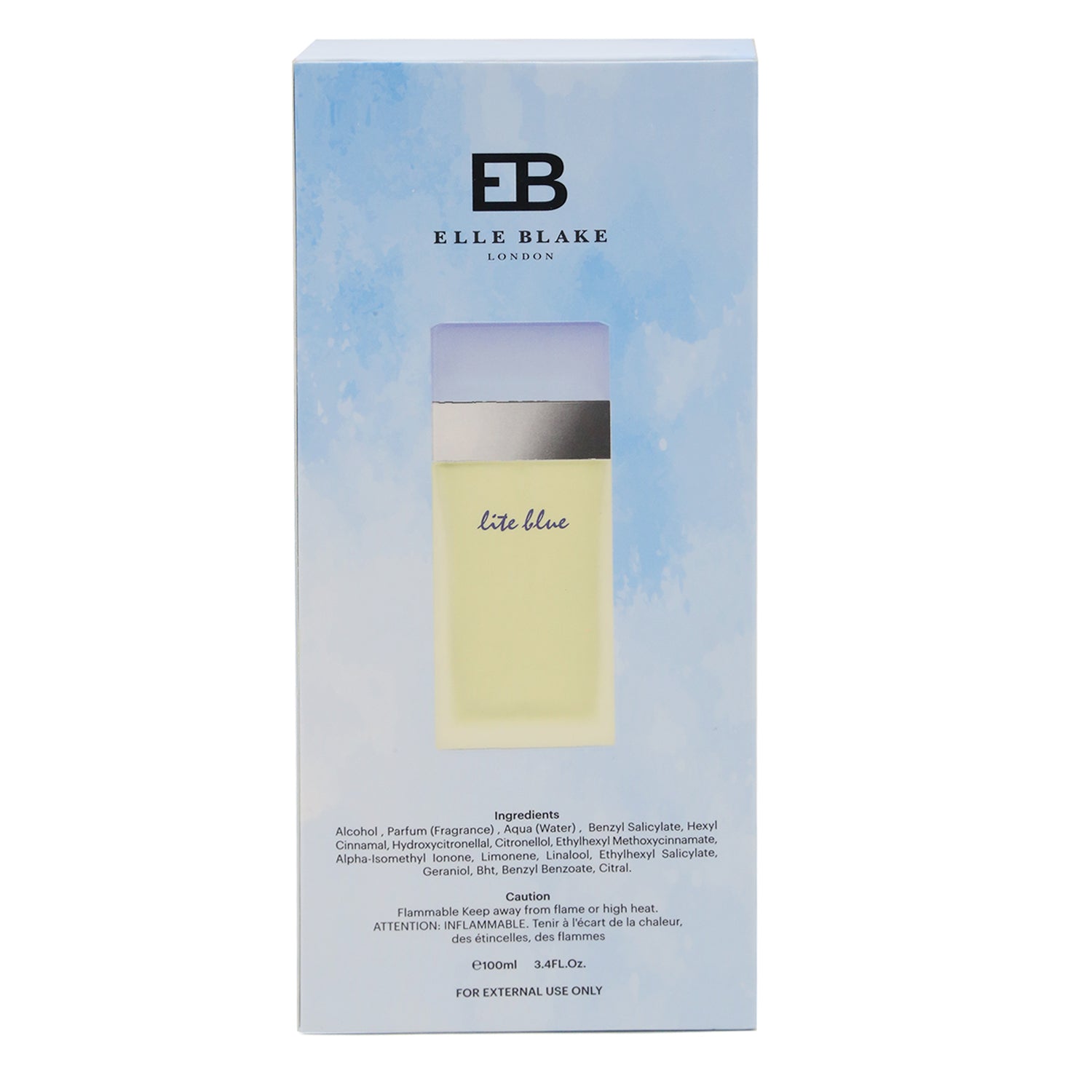Elle Black Perfume For Women - Lite Blue - 100ml, Women Perfumes, Elle, Chase Value