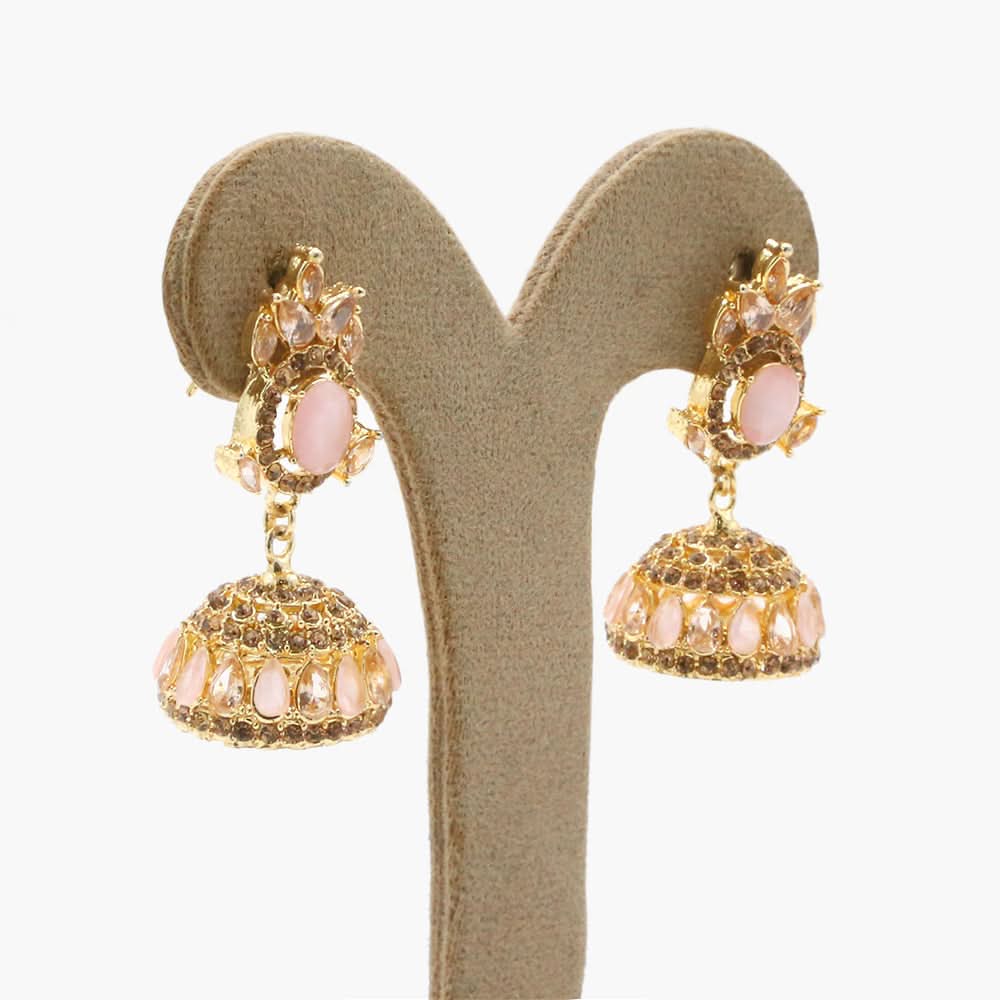 Women's Jhumki - Golden, Women Earrings & Tops, Chase Value, Chase Value