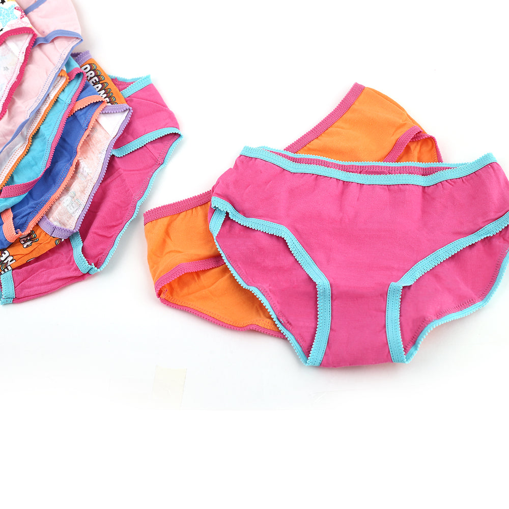 Girls Panty Pack Of 9 - Multi Color, Girls Panties & Briefs, Chase Value, Chase Value