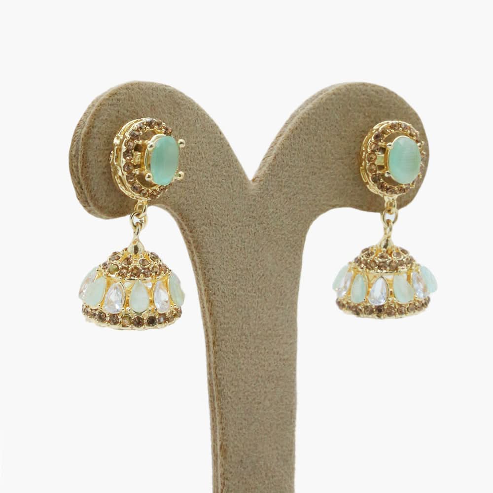 Women's Jhumki - Golden, Women Earrings & Tops, Chase Value, Chase Value
