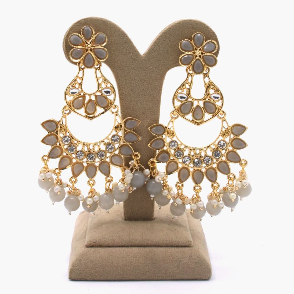 Women's Fancy Earing - Grey, Women Earrings & Tops, Chase Value, Chase Value