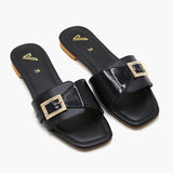 Women's Slipper - Black, Women Slippers, Chase Value, Chase Value