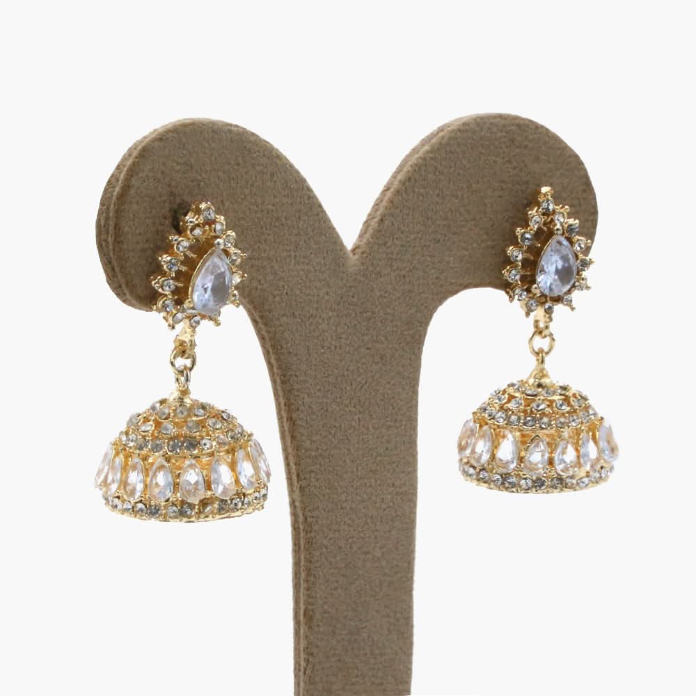 Women's Jhumki - Golden, Women Earrings & Tops, Chase Value, Chase Value