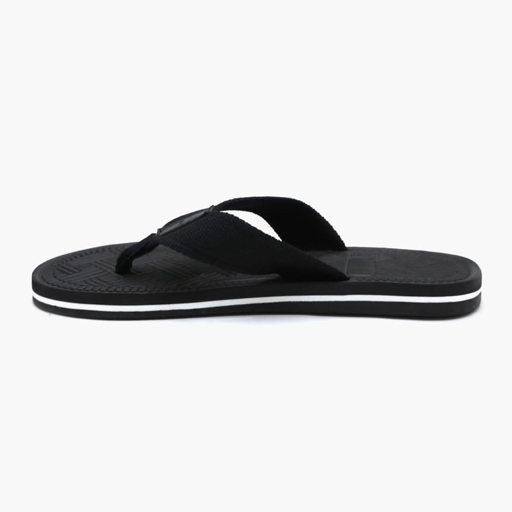 Men's Flip Flops - Black, Men's Slippers, Chase Value, Chase Value