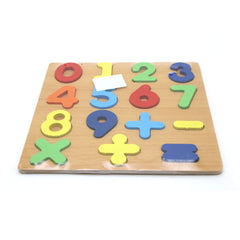 Educational Learning Letters & Numbers Puzzles - Multi Color