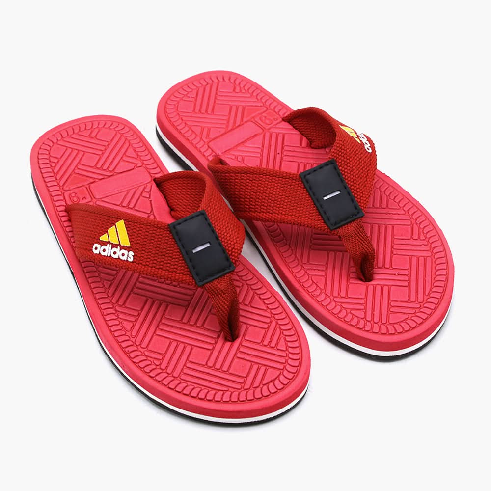 Men's Flip Flops - Red, Men's Slippers, Chase Value, Chase Value