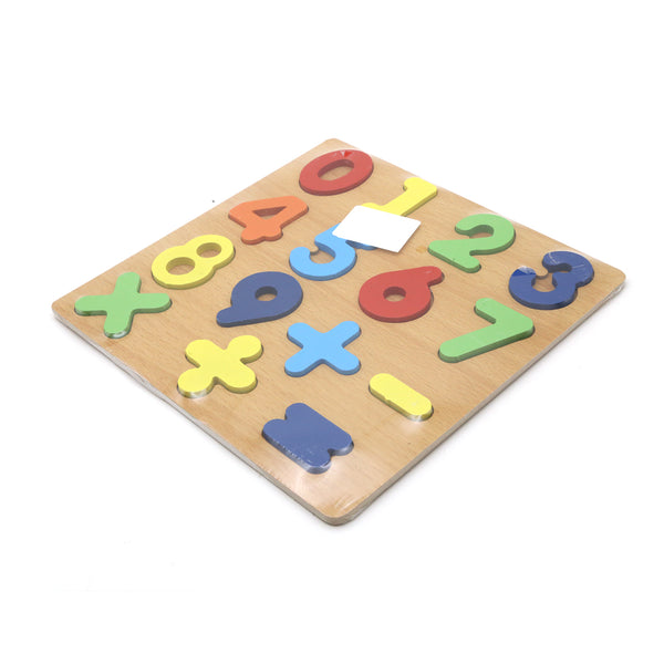 Educational Learning Letters & Numbers Puzzles - Multi Color