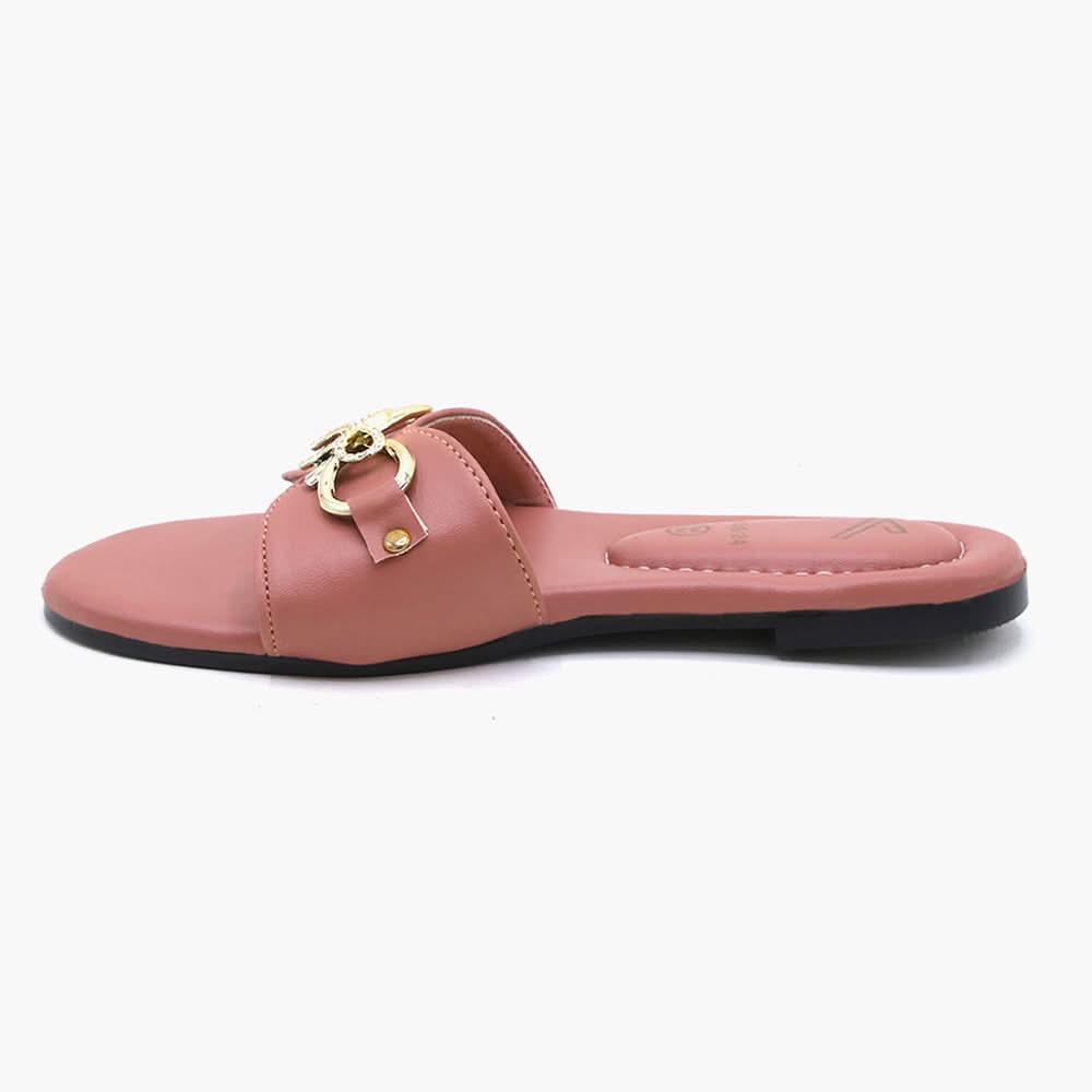Girls Slipper - Peach, Girls Slippers, Chase Value, Chase Value