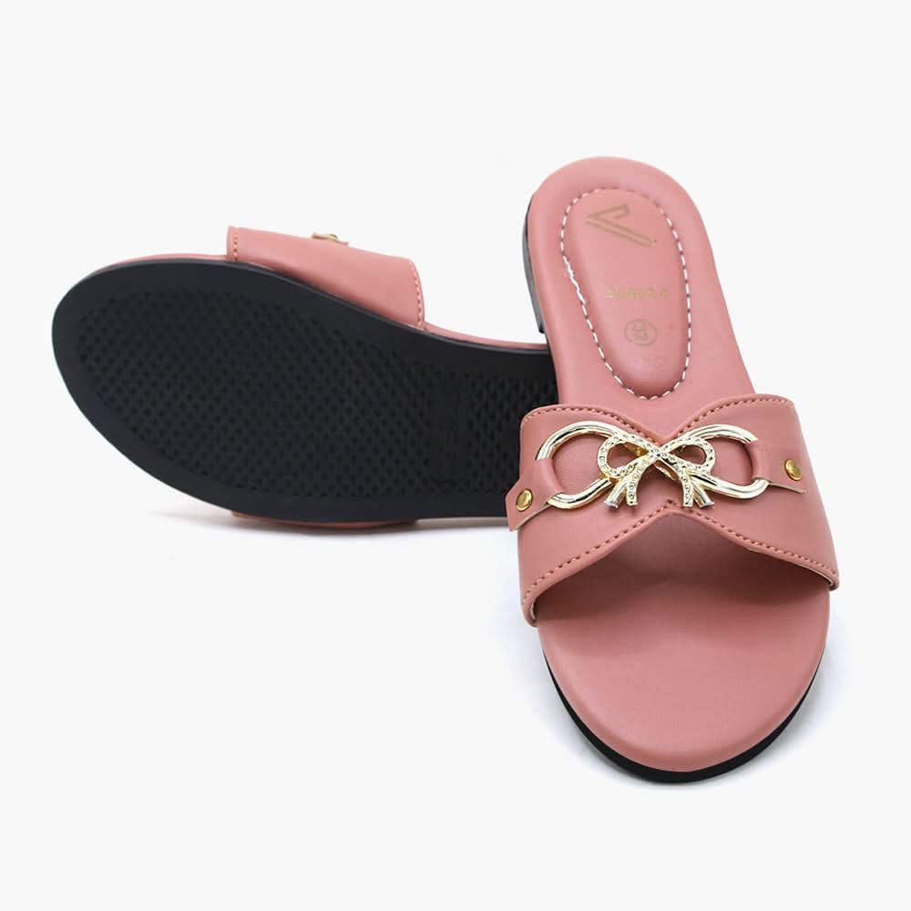 Girls Slipper - Peach, Girls Slippers, Chase Value, Chase Value