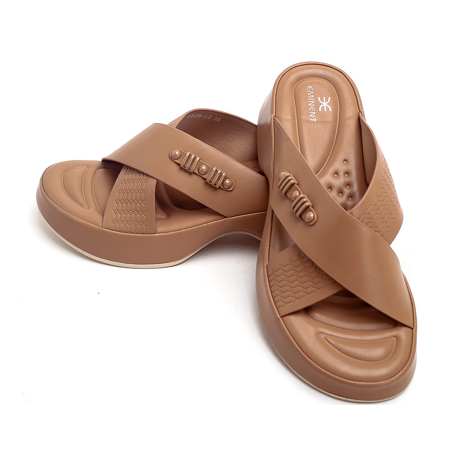 Eminent Women's Softy Slipper - Khaki, Women Slippers, Eminent, Chase Value