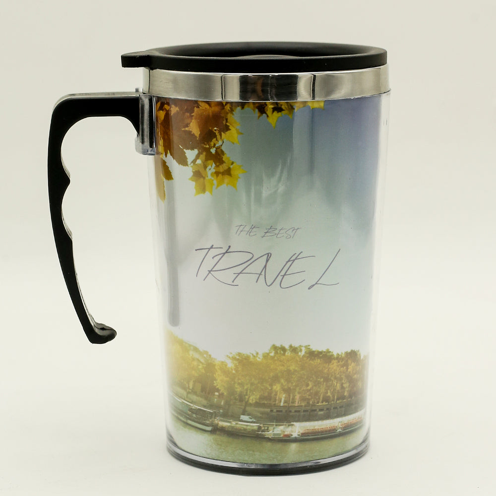 Stainless Steel Travelling Mug - 450ML, Thermos & Mug, Chase Value, Chase Value