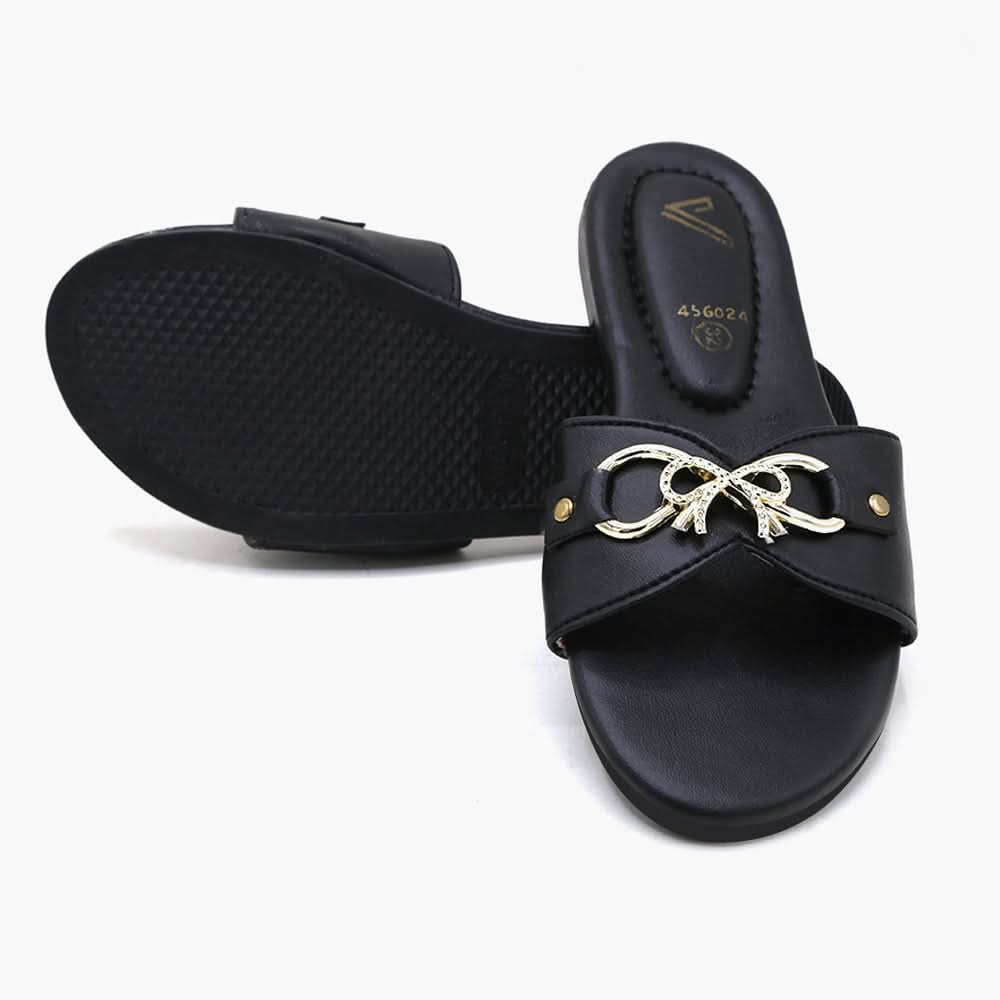 Girls Slipper - Black, Girls Slippers, Chase Value, Chase Value